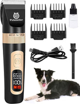 Petsaunter dog clippers with LCD display for precise grooming on the go