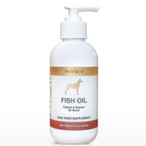 PetScy Omega-3 dog oil pump for mess-free dosing and freshness.