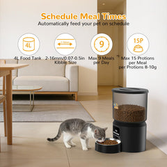 PETSDA feeder lid securely closed to prevent spills during use.