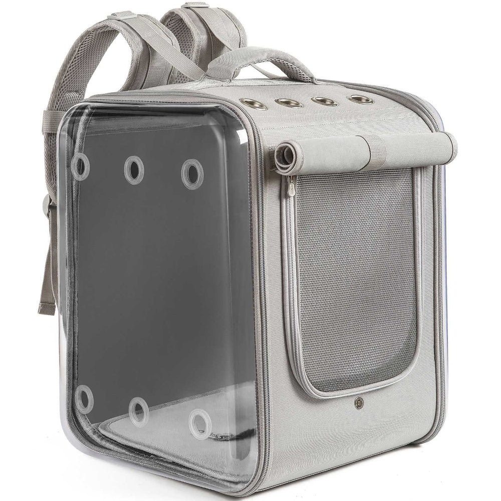 Petseek cat backpack large interior space ideal for bigger cats during travel.