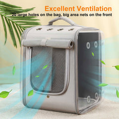 Petseek backpack uses sturdy materials to resist scratches and wear.