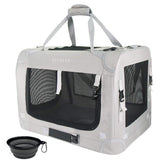 Petseek Extra Large Cat Carrier soft-sided front view for easy transport