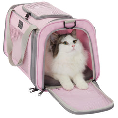 Petsfit airline under-seat cat carrier fits under most seats for smooth in-cabin travel