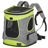 Petsfit backpack carrier from the front with opening for easy access