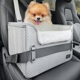 Petsfit dog booster seat, front view, for secure small-dog travel.