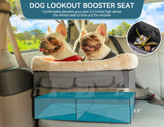 Petsfit dog car seat collapsible design demonstrates easy storage.