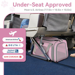 Petsfit escape-proof zippers keep your cat secure during vet visits and flights