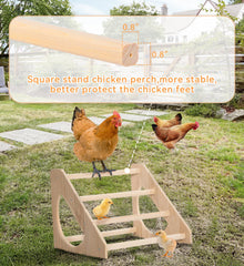 PETSFIT Natural fir wood roost feels sturdy and durable