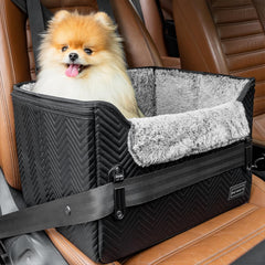 PETSFIT small dog car seat with patented buckles for secure rides