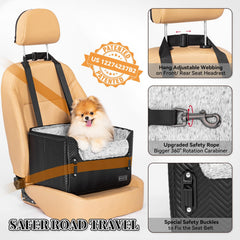 PETSFIT waterproof PU leather car seat that's easy to wipe clean