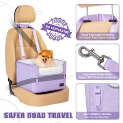 Petsfit two level boost design elevates small dogs for better visibility.