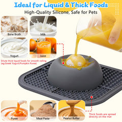 PetsHome anti-slip suction base keeps the bowl steady during meals.