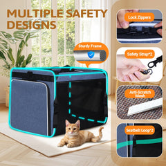 Petskd litter box with lid is leak-proof and easy to clean