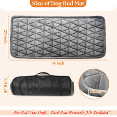 Petskd soft mat backseat extender offering cloud-like comfort on long trips