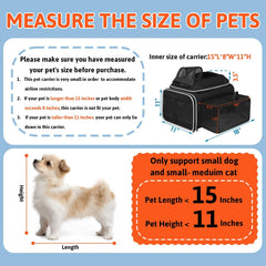 Petskd five-side mesh ventilation for airflow and pet visibility