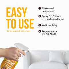 Petsly Dog-Cat training spray; safe for fabrics and furniture