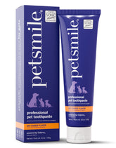Petsmile Professional paste tube front view highlighting easy daily dental care.