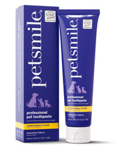Petsmile professional toothpaste tube for cats and dogs supporting daily dental care.