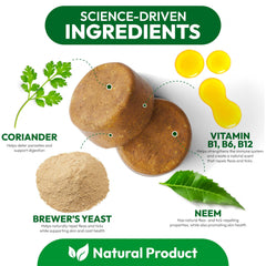 Petsology natural ingredients list highlights a gentle, chemical-free approach.