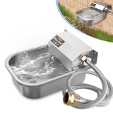 PETSOLON automatic water dispenser with wide-mouth bowl for easy refilling and multi-pet use.