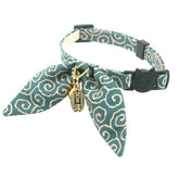 PetSoKoo Bunny Ears Bowtie Collar with soft cotton fabric for comfortable wear.
