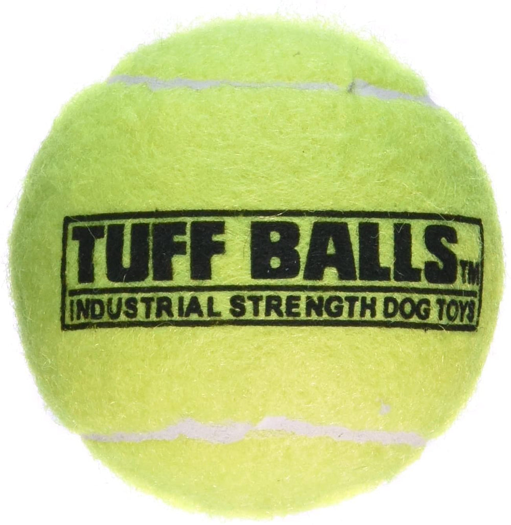 PetSport Tuff Ball medium 2.5-inch pack ready for durable fetch sessions.