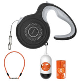 Petsuper 16ft autobrake leash demonstrates safe daily walks with controlled pulls.
