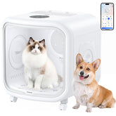 Petsuper 75L dryer front view with wide entry for easy multi-pet drying