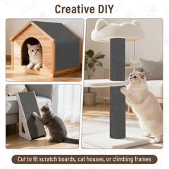 PETSWEET self-adhesive backing enables quick, mess-free installation on sofas, walls, or cat furniture.