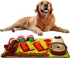 Pettain Snuffle Mat large 32x20 overview for a spacious dog enrichment setup