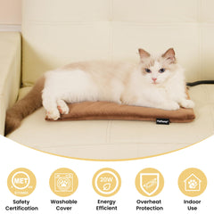 PetTemp heating pad waterproof inner layer enables easy cleaning.
