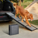 PetThem dog ramp 63-inch long eases car entry for large dogs.