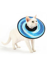 PetThem Soft Cat Cone Collar in astral depth design offering full anti-lick protection.