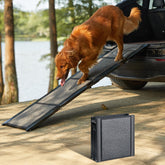 PetThem Upgraded Dog Ramp 71-inch long eases vehicle entry for large dogs