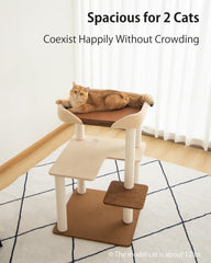 PETTIFUL anti-tilt base ensures stable play for energetic cats