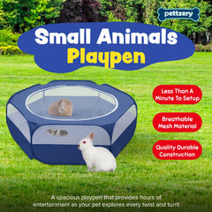 Pettzery playpen quick pop-up setup for hassle-free use