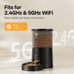 PETULTRA feeder portion control supports 1β20 portions per meal.