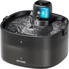 Petuno wireless cat water fountain with cordless setup for flexible placement.