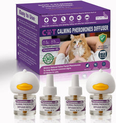 Peturarion cat pheromone diffuser two-pack front view for calming multiple cats