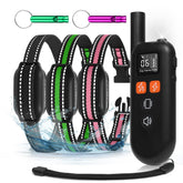 PETURE 3-Dog Shock Collar with Remote shows 3300 ft range for versatile training