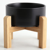 Petygooing elevated ceramic bowl on a stand for small dogs improves dining posture.