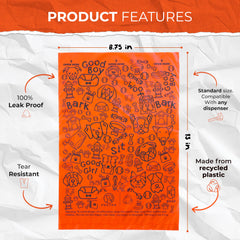 PEXTER dog poop bags in an 8-roll pack keeps you stocked