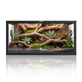Phailozoo 50 gallon tank front view for easy cleaning and feeding