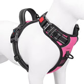 PHOEPET No-Pull harness with front clip reduces pulling for calmer walks.