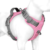 PHOEPET No Pull Harness with soft padding and rear handle for easy control.