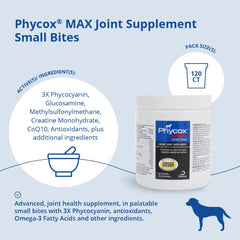 Phycox MAX small bites close-up showing texture for easy serving
