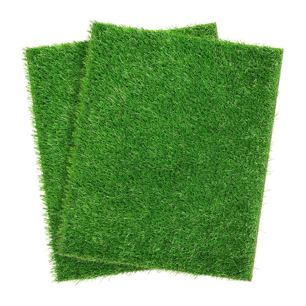 PICK FOR LIFE artificial dog grass pad top view for indoor potty areas and easy cleaning