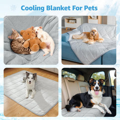 Pick For Life cooling blanket dog color options display stylish summer-ready fabric.