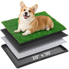 PICK FOR LIFE portable dog grass pad for 20x30 inches—ideal for indoor potty