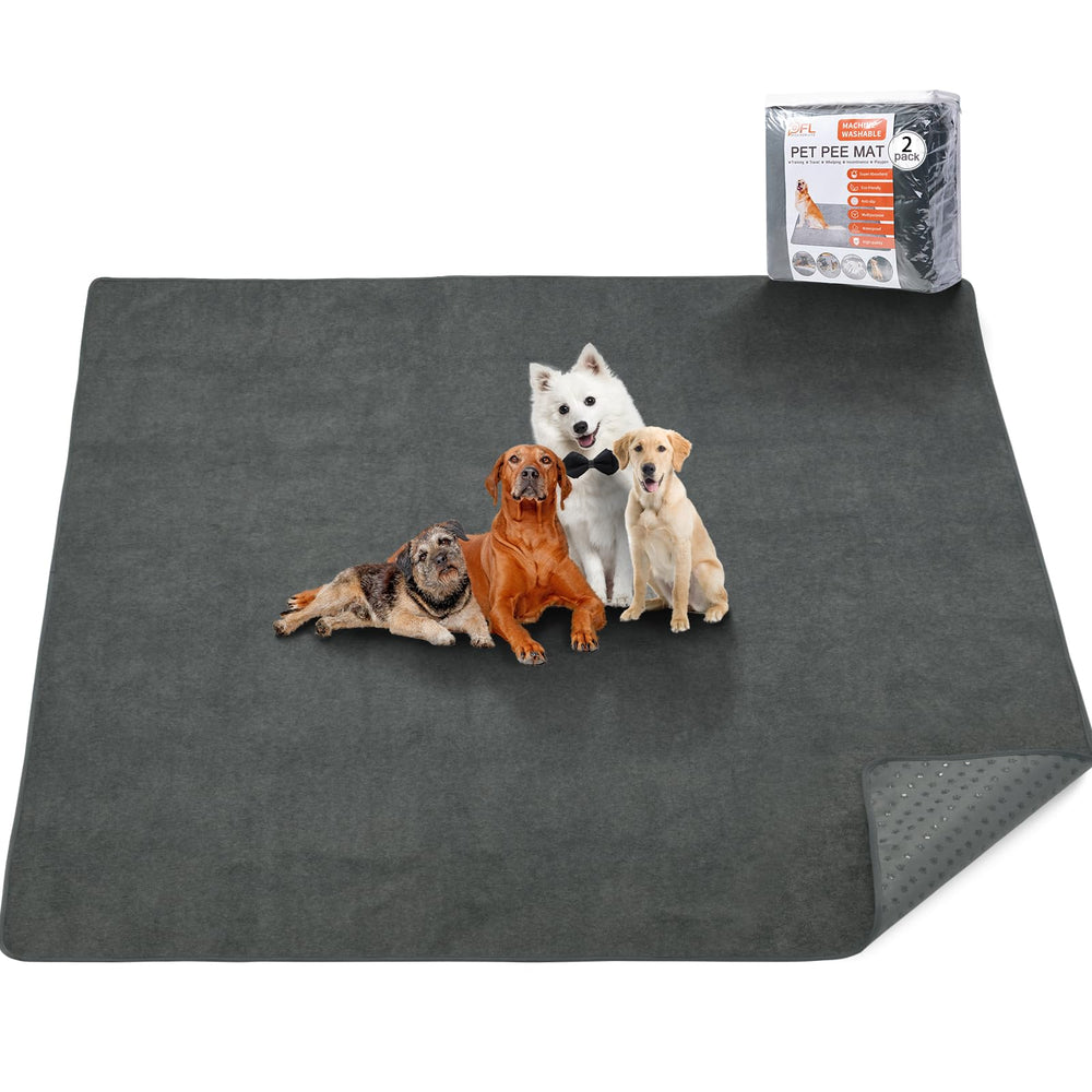 PICK FOR LIFE washable dog pads, top view, 48x60 surface for easy house-training.